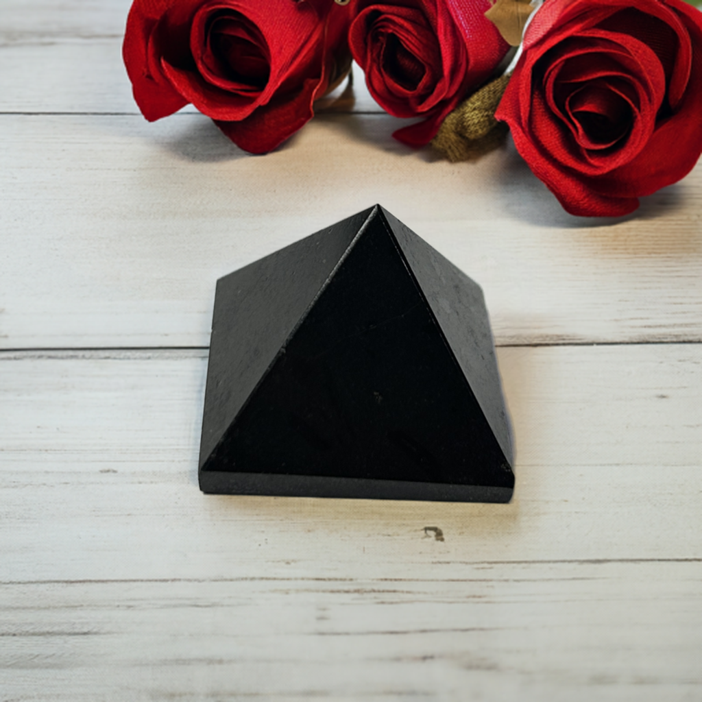 Black Tourmaline Pyramid