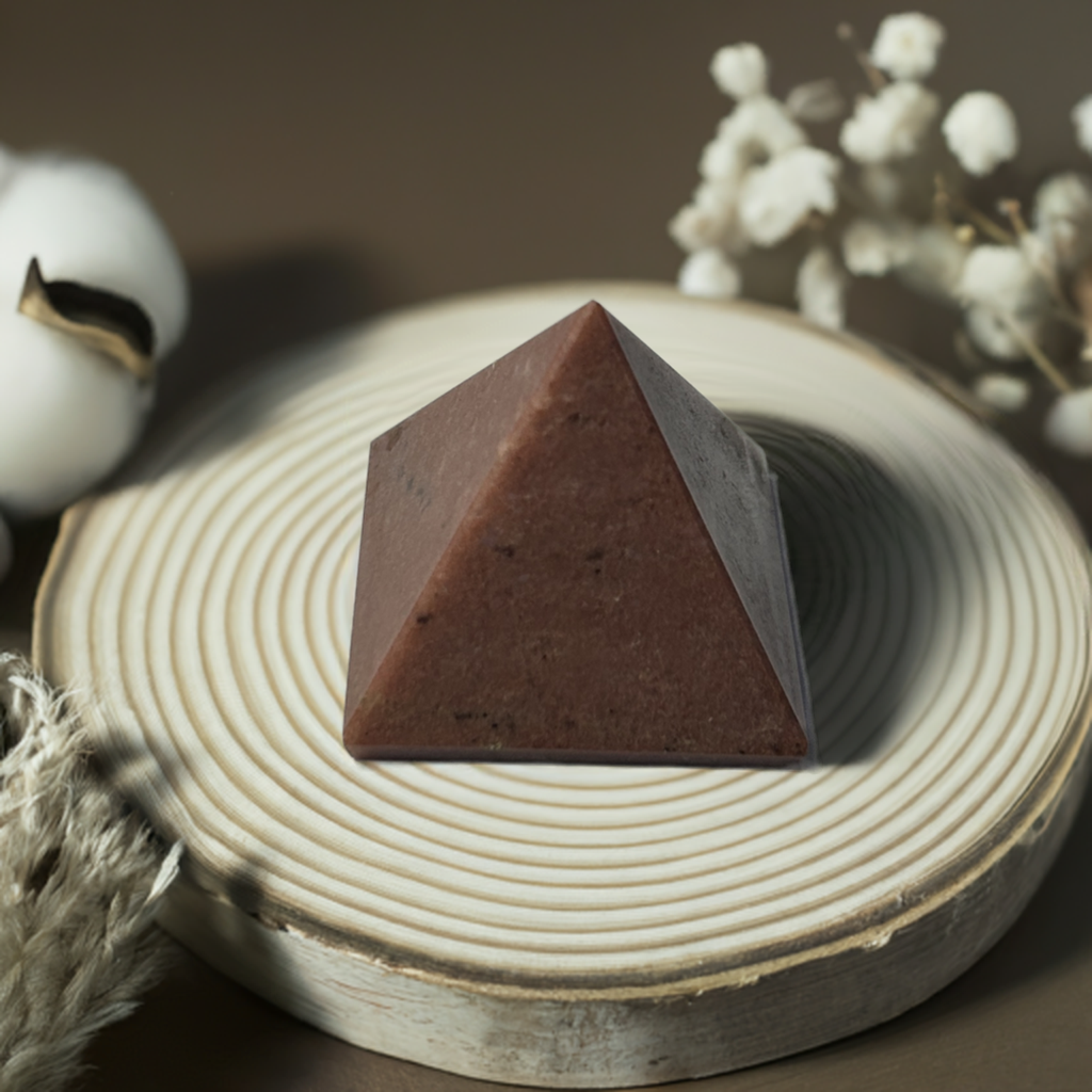 Red Jasper Pyramid