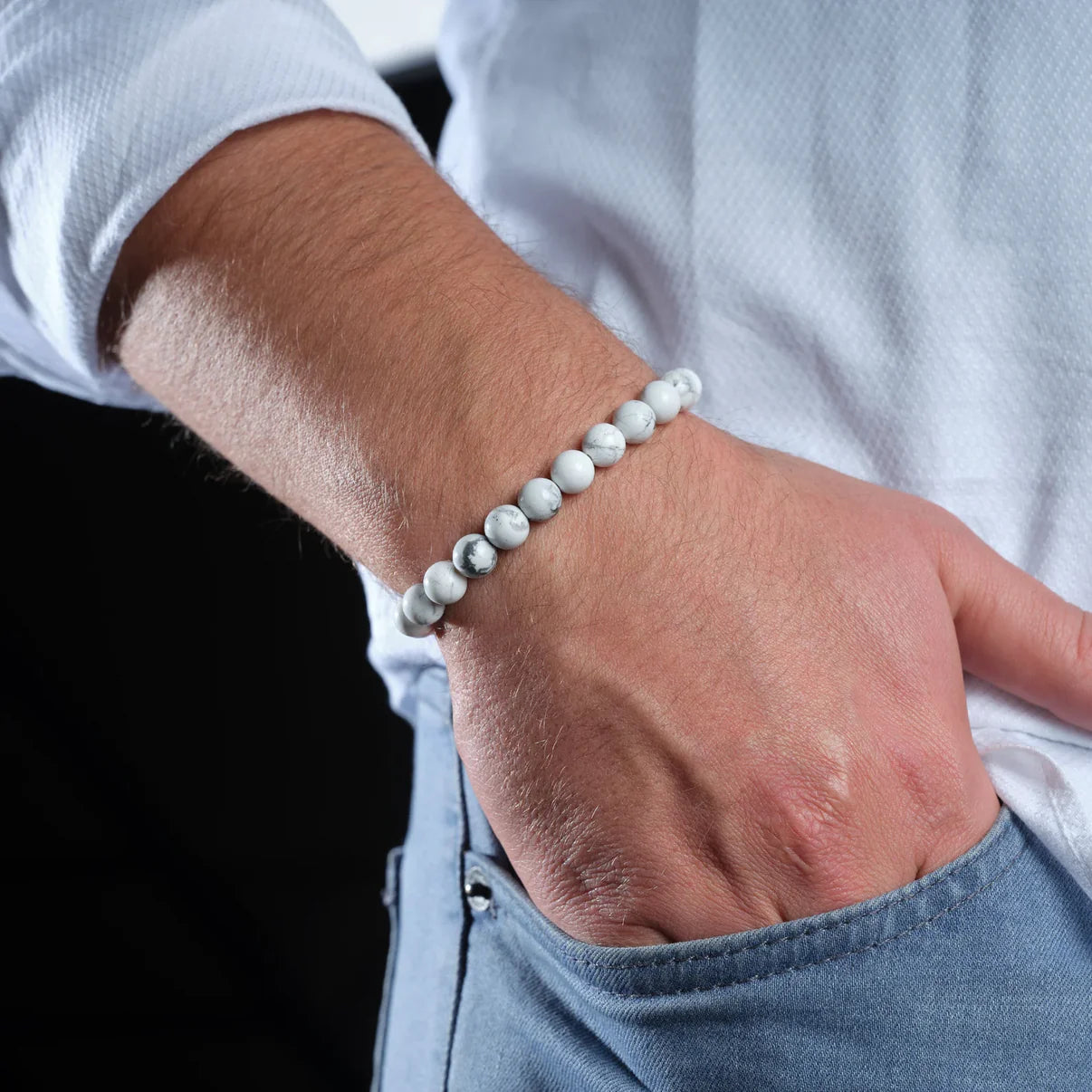 Howlite Bracelet For Calm & Balance