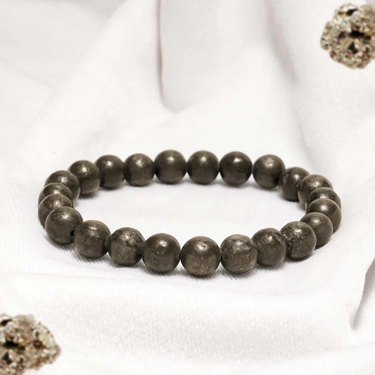 Pyrite Crystal Bracelet For Money and Fame