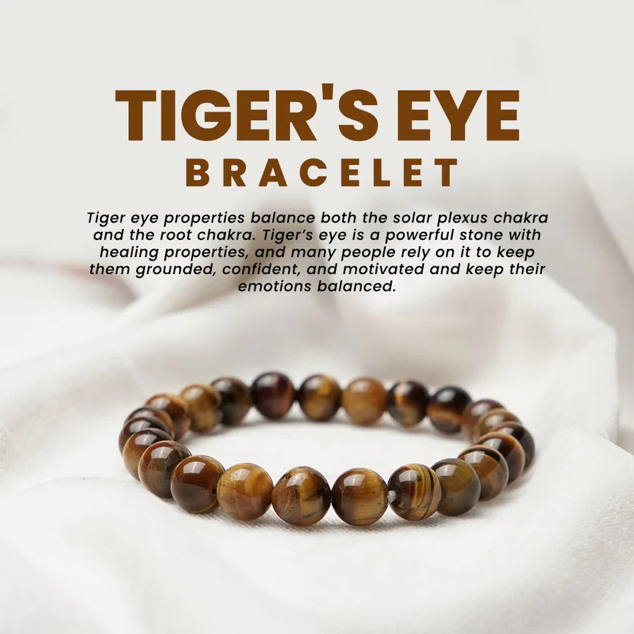 Tiger Eye Bracelet For Power & Focus