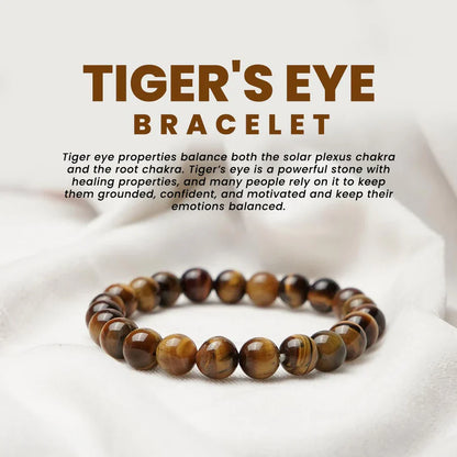 Tiger Eye Bracelet For Power & Focus