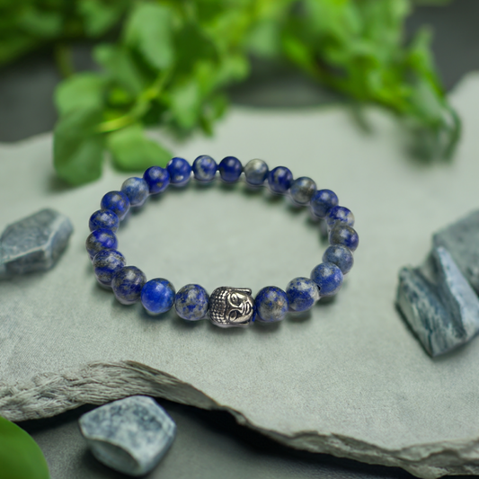Lapis Lazuli Crystal Bracelet For Creativity & Concentration