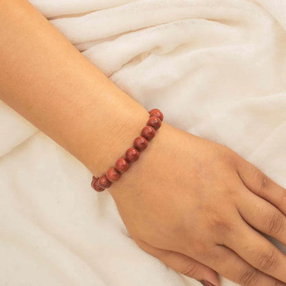 Red Jasper Crystal Bracelet For Strength & Confidence